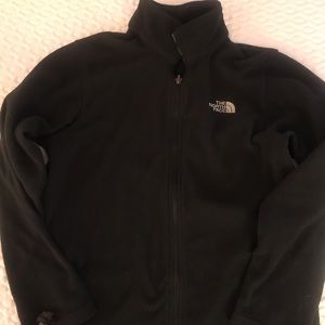 Northface - Black zip up, size XL (18/20) kids